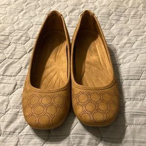 Easy Street Faux Leather Flats